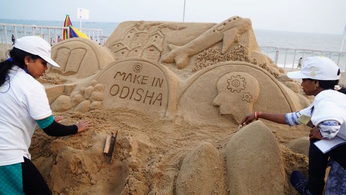 Sand art festival