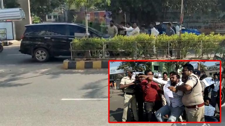 Student Congress Protests Odisha CM Naveen Patnaik’s Puri Visit