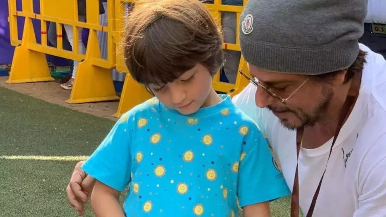 Shah Rukh Khan and Abram