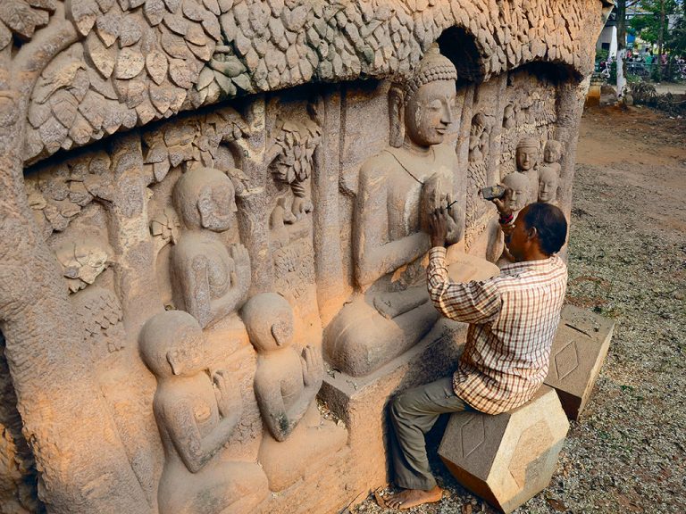 stone carving