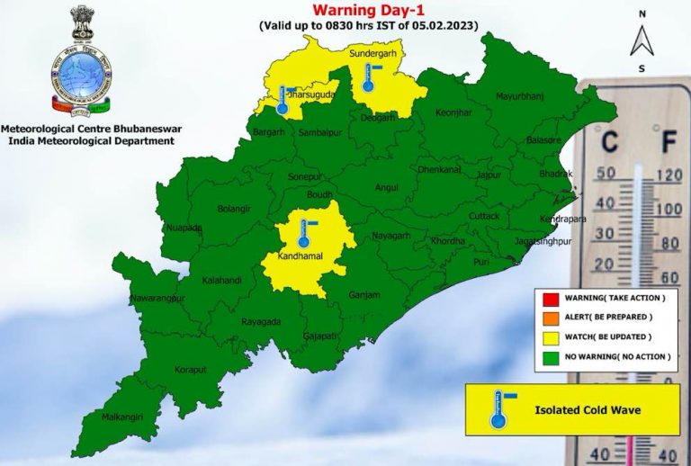 Cold Wave To Prevail In Odisha Till Tomorrow Morning; Check IMD Forecast