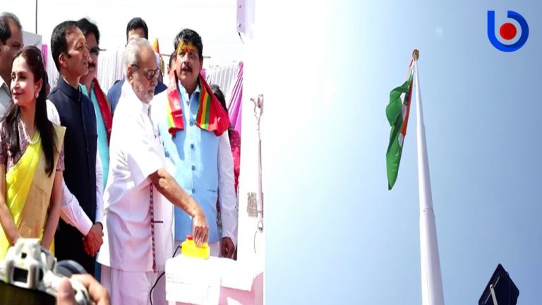 Monumental National Flag Installed At Puri In Odisha