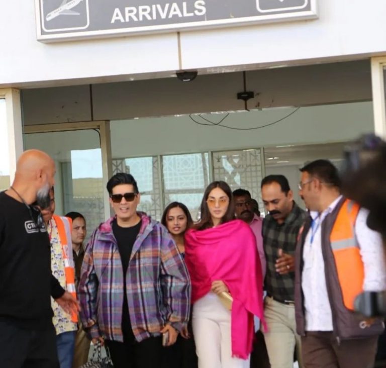 Kiara advani arrives at Jaisalmer