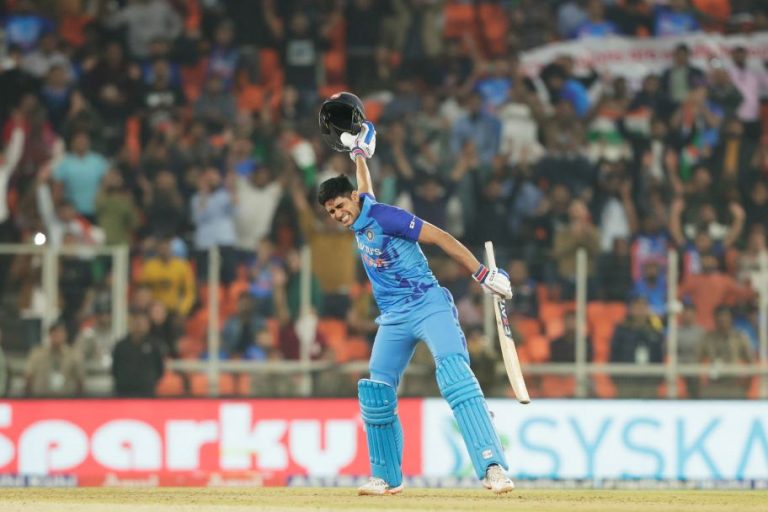 Shubman gill T20I century