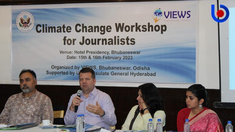 Climate Change Workshop For Odisha Journalists By VIEWS & US Consulate General