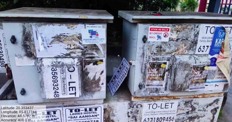 Hefty Fine For Pasting Ads, Posters On Smart Elements, Devices In Odisha Capital