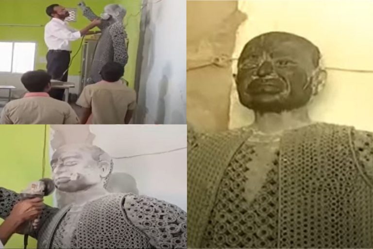 Unique Tribute To Biju Patnaik By ITI Berhampur Students In Odisha; Know How