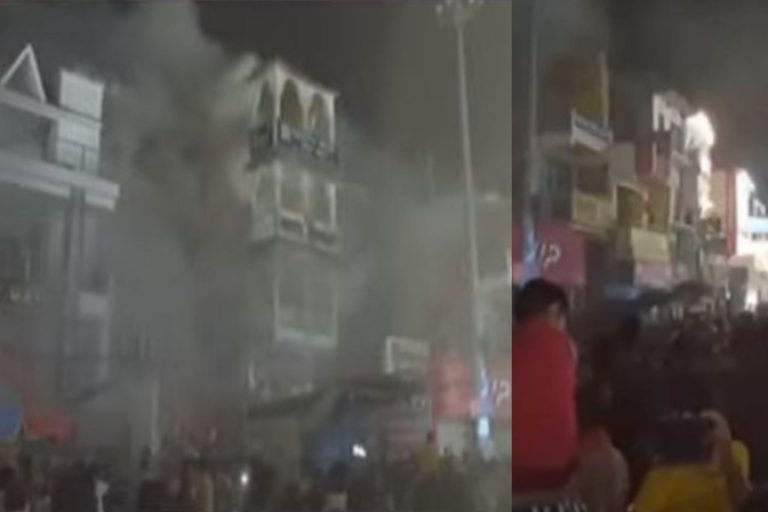 Major Fire Breaks Out In Shopping Complex In Odisha’s Puri Town