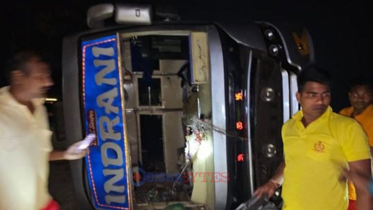 25 Injured As Bhubaneswar-Bound Bus Overturns In Odisha’s Mayurbhanj