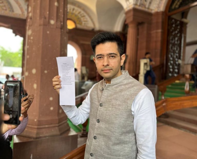 Raghav chadha dodges parineeti query