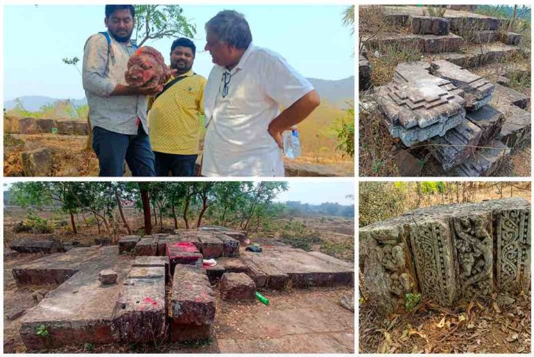 Early Period Remains Of Temple Found Near Chandikhole In Odisha