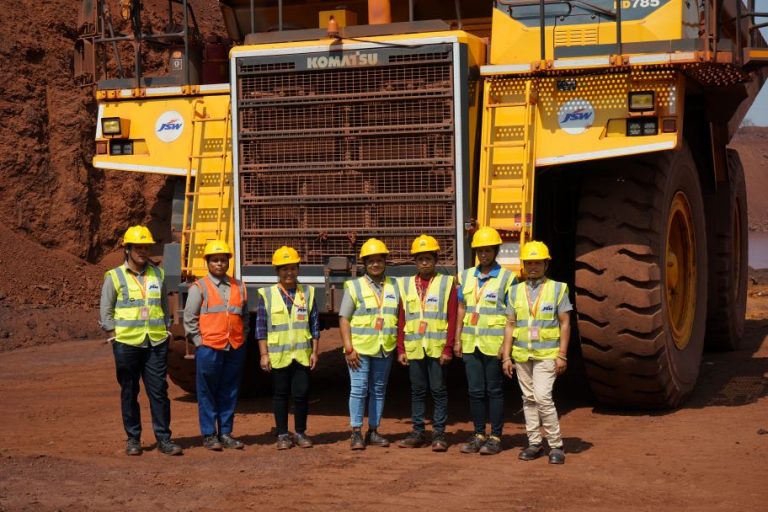 Women run machines Odisha mines