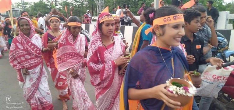 3,008 Pitchers Of Holy Water Brought In ‘Kalas Yatra’ For Ram Navami Yajna In Odisha’s Bhadrak