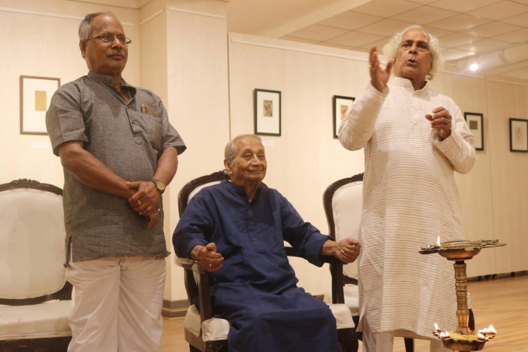 94-Year-Old Maestro Showcases Work In Rare Painting Exhibition In Bhubaneswar