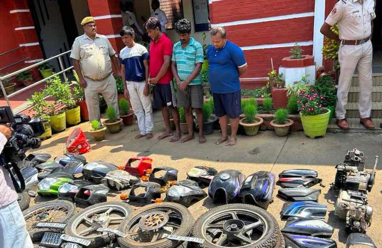 Mastermind Of Bike-Lifting Gang Nabbed In Bhubaneswar; 16 Motorcycles Seized