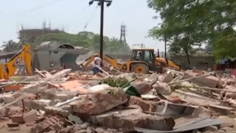 Illegal Construction Of Notorious Gang Leader Raged To Ground By BMC In Bhubaneswar