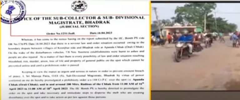 Odisha: Section 144 Imposed In Orali Chhak Of Bhadrak After Group Clash