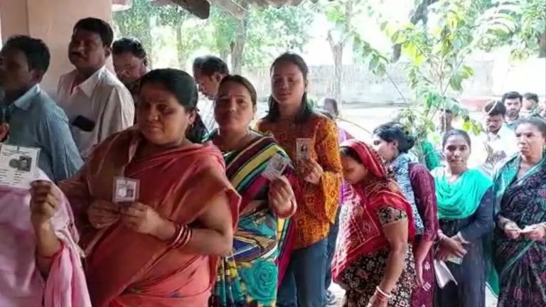 Voting In Progress For Attabira & Hindol NACs In Odisha