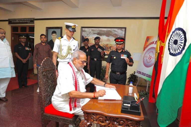 Odisha guv T Platinum jubilee of Gopalpur military station