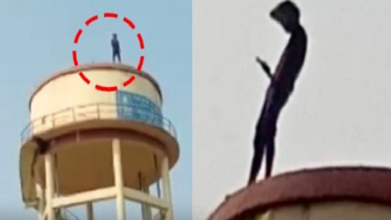 Odisha Youth Adopts ‘Sholay’ Film Style, Climbs Atop Water Tank To Express Love