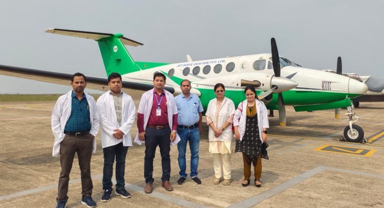 Odisha Air Health Services Teams Fly To Nabarangpur To Treat Patients In Remote Areas
