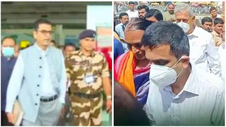 CJI DY Chandrachud Offers Prayers At Puri Jagannath Temple