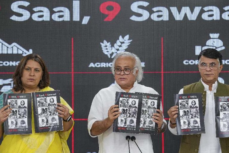 Congress 9 sawaal to BJP