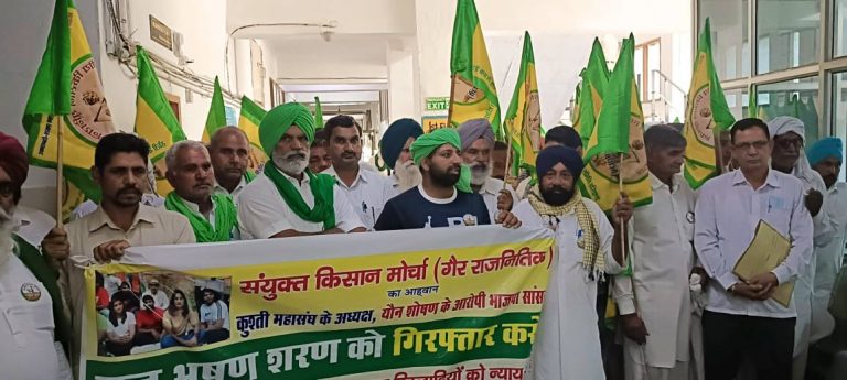 Farmers for protesting wrestlers