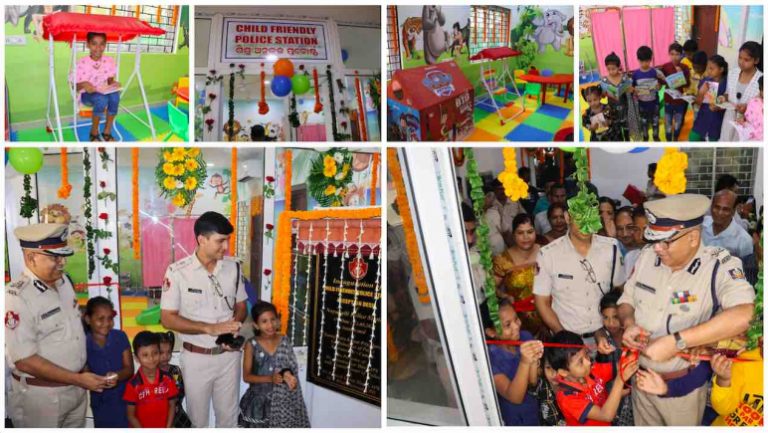 Colourful Room With Child-Friendly Amenities At One More Police Station In Odisha Capital
