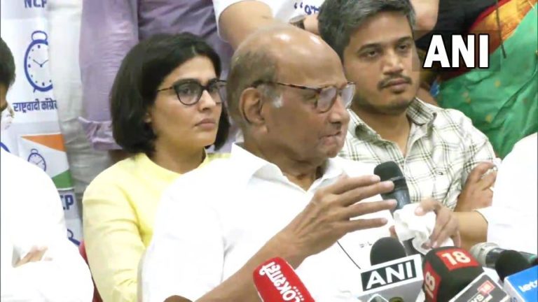 Sharad Pawar takes back resignation