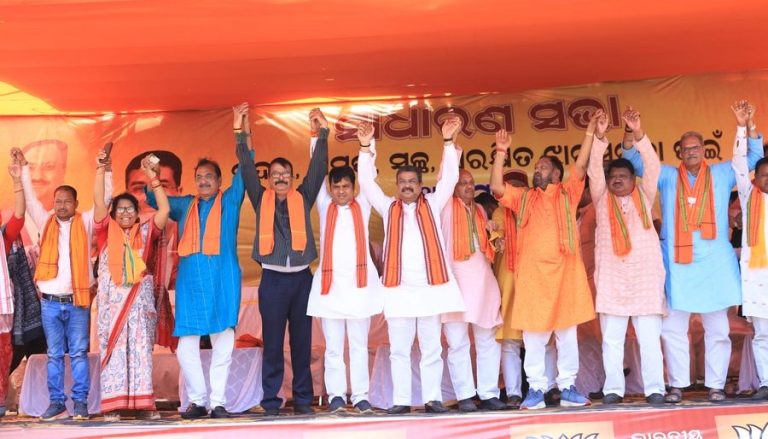 bjp rally in jharsuguda