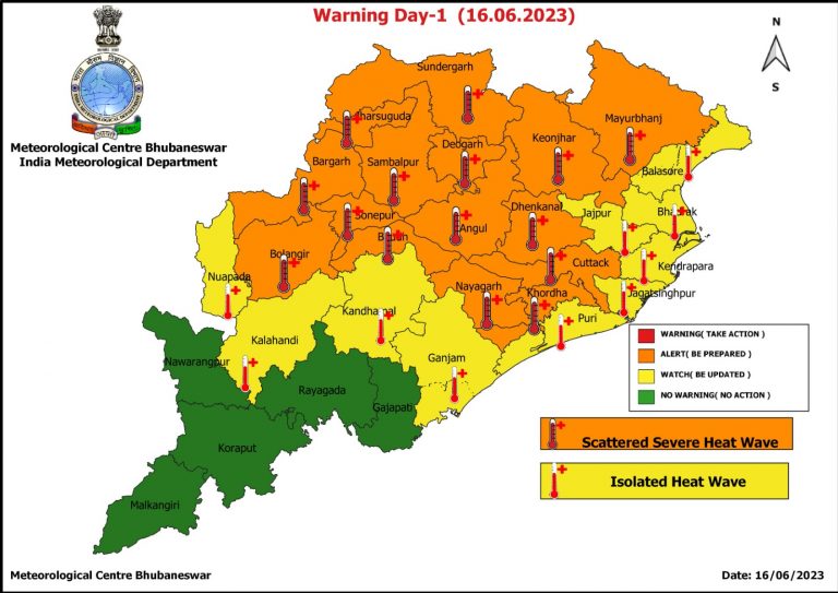 Odisha Heatwave: Orange-Yellow Warning For 5 Days; Bhubaneswar Sizzles With 44.4 Degree At 2.30 PM