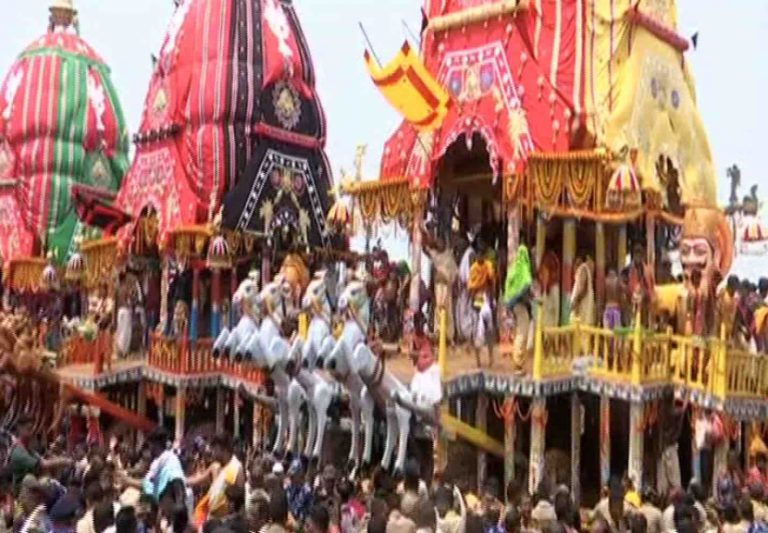 Jagannath Rath Yatra: Darpadalana & Nandighosha Reach Gundicha Temple In Odisha’s Puri