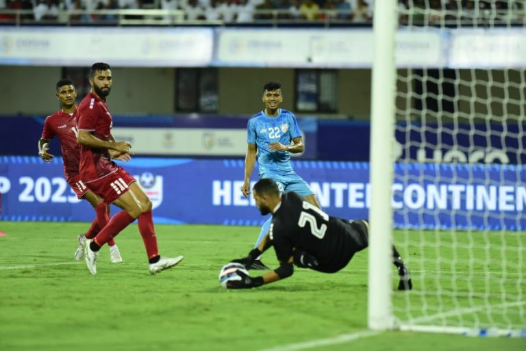 India and Lebanon draw