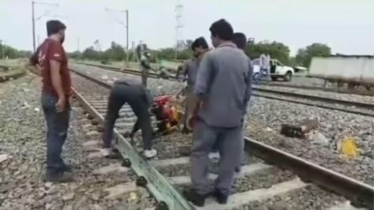Ipurupalem (andhra) track repair