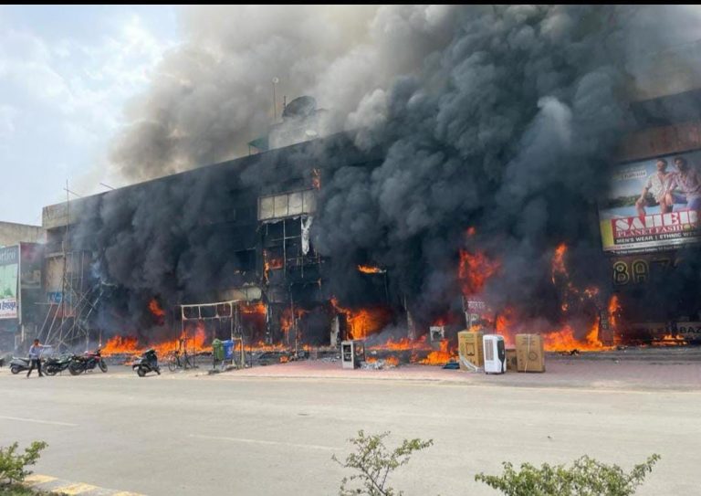 Korba (Chhattisgarh) market fire