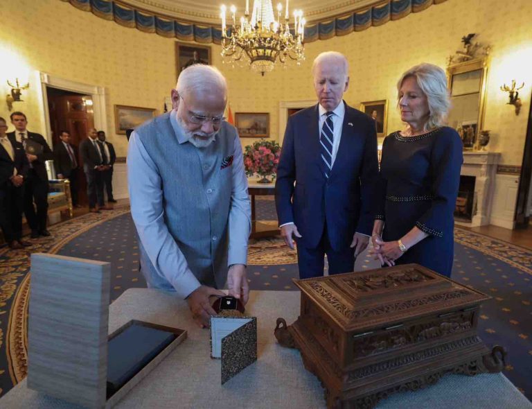 Gifts Galore At PM Modi-Prez Biden Meet; Check Here