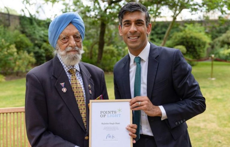 Rishi Sunak honours 101-yr-old Sikh WW2 veteran
