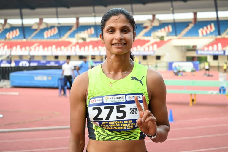 Srabani Nanda 100m silver