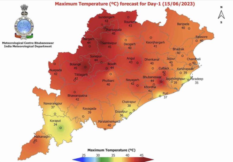 Mercury May Soar To 44°C In Bhubaneswar Today; Check IMD Forecast & Temp At 11.30AM