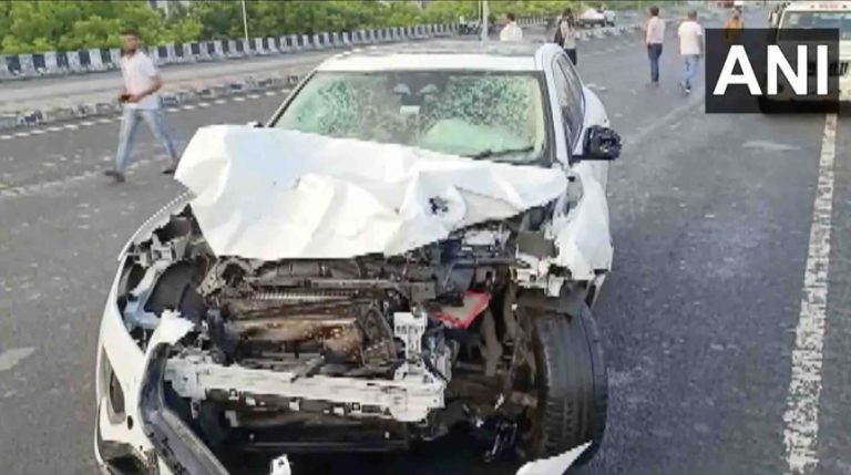 9 Dead As Speeding Jaguar Rams Into Crowd Rescuing Accident Victims In Ahmedabad