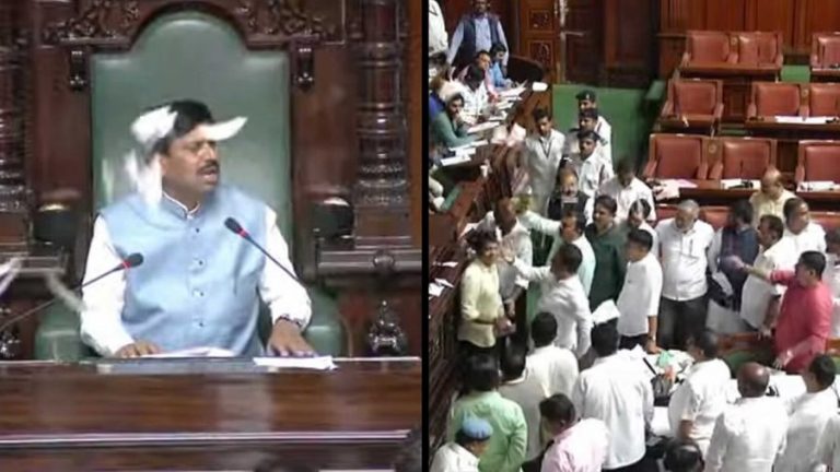 BJP MLAs suspended karnataka