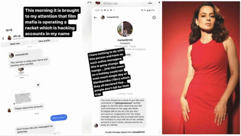 Kangana Ranaut Blames Film Mafia, ‘Womaniser Superstar’ For ‘Accounts Hacking’ Racket; Check Here