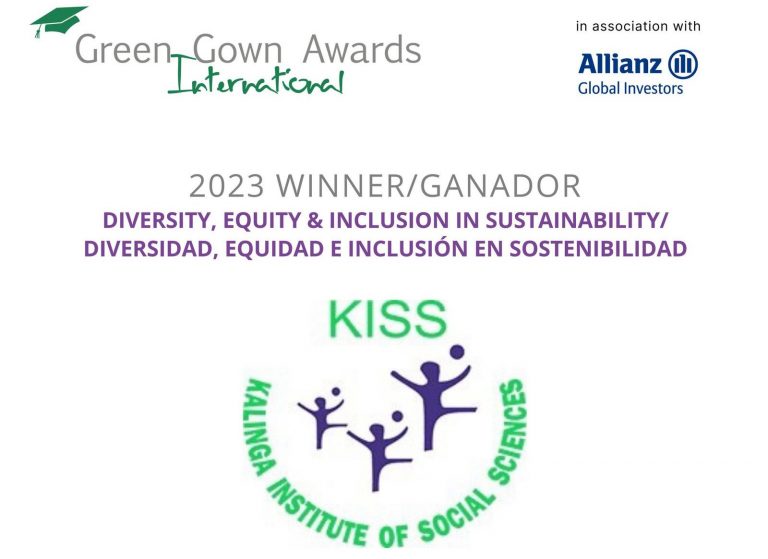 KISS Wins International Green Gown Award 2023 For Project Uday