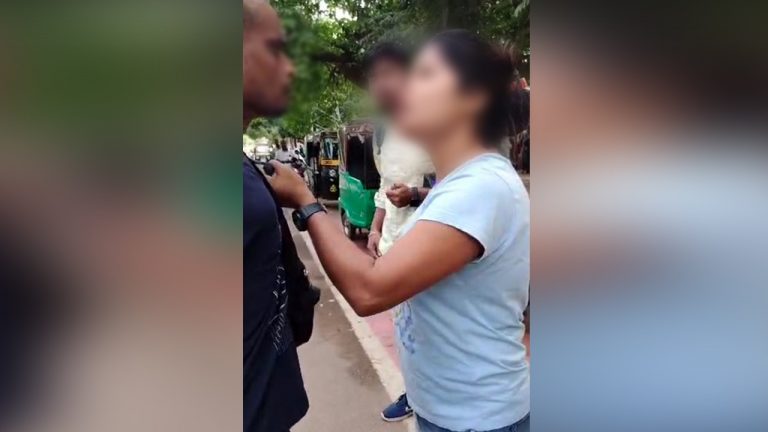 Auto Driver Thrashed By Woman As Verbal Duel Over Honking Snowballs Into Fight In Bhubaneswar