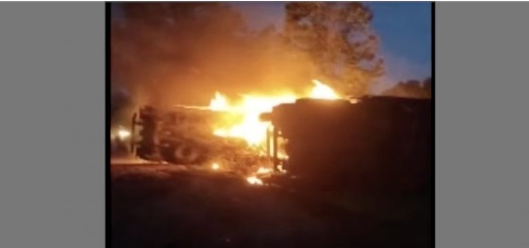 Driver Burnt Alive After Head-On Collision Between 2 Trucks In Odisha’s Sambalpur