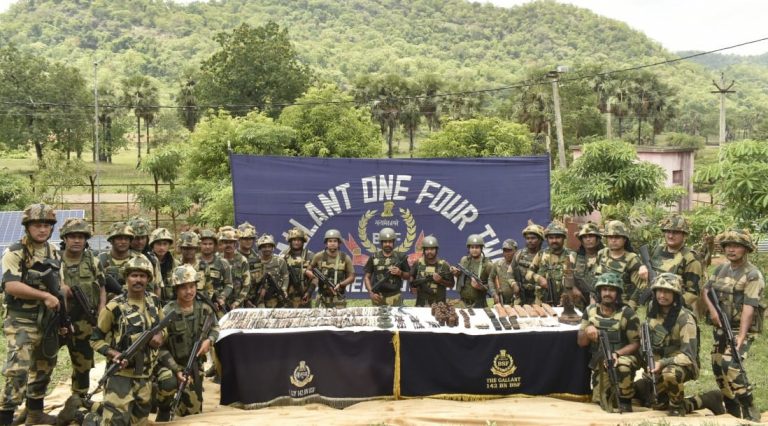 BSF Recovers Arms From Maoist Dump In Odisha’s Malkangiri