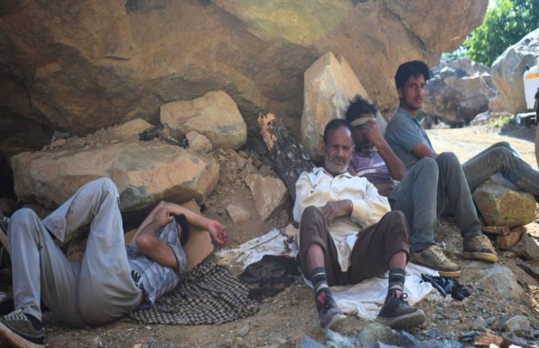 stone quarry in Baramulla