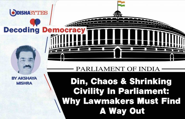 Din, Chaos, & Shrinking Civility In Parliament: Why Lawmakers Must Find A Way Out