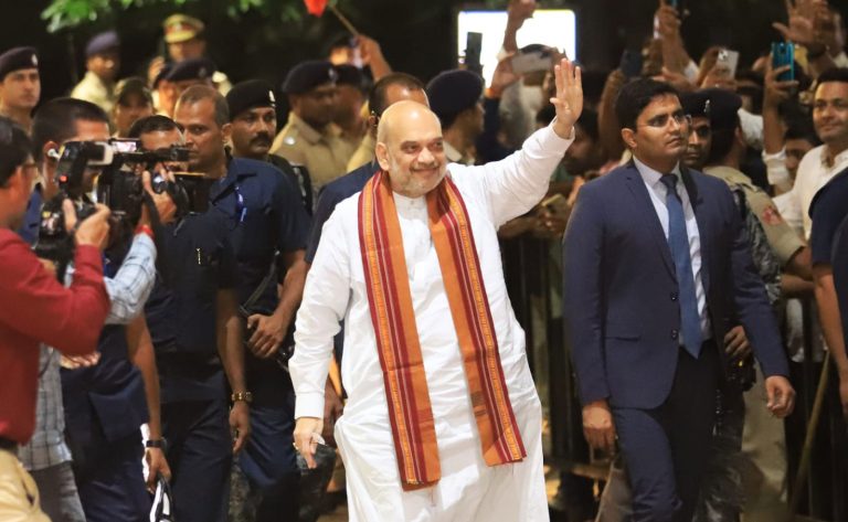 Amit Shah In Bhubaneswar; To Share Stage With Odisha CM Naveen Patnaik Today